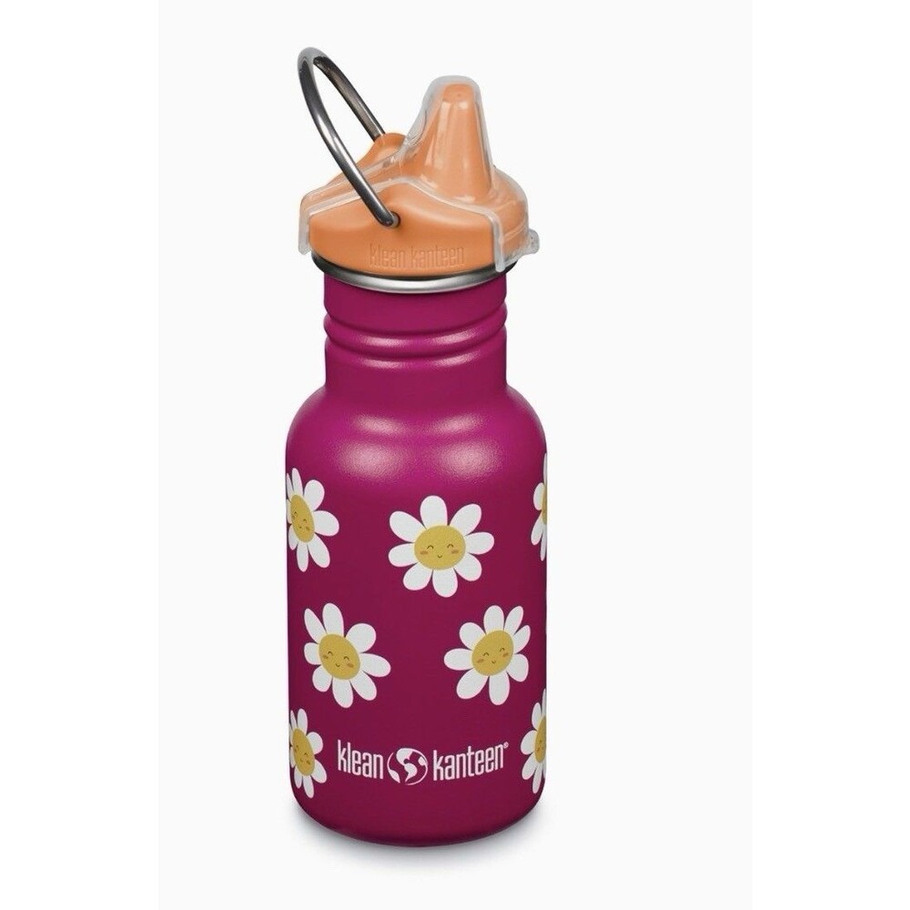 12 Oz Classic Kid'S Sippy Bottle - With Attached Cover And Loop